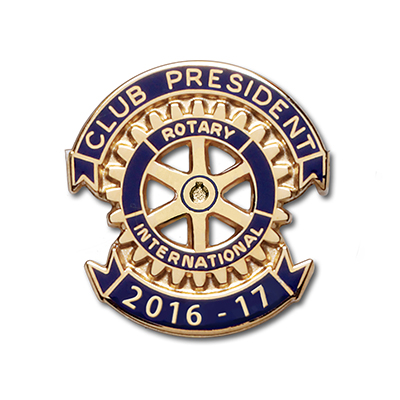 President Pins w/ Years Ribbon Style